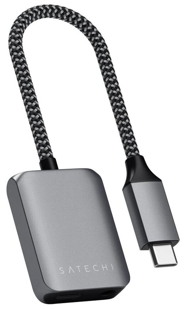 Адаптер USB Type-C - USB Type-C - AUX 3.5, M/F/F, PD, Satechi, ST-UCAPDAM
