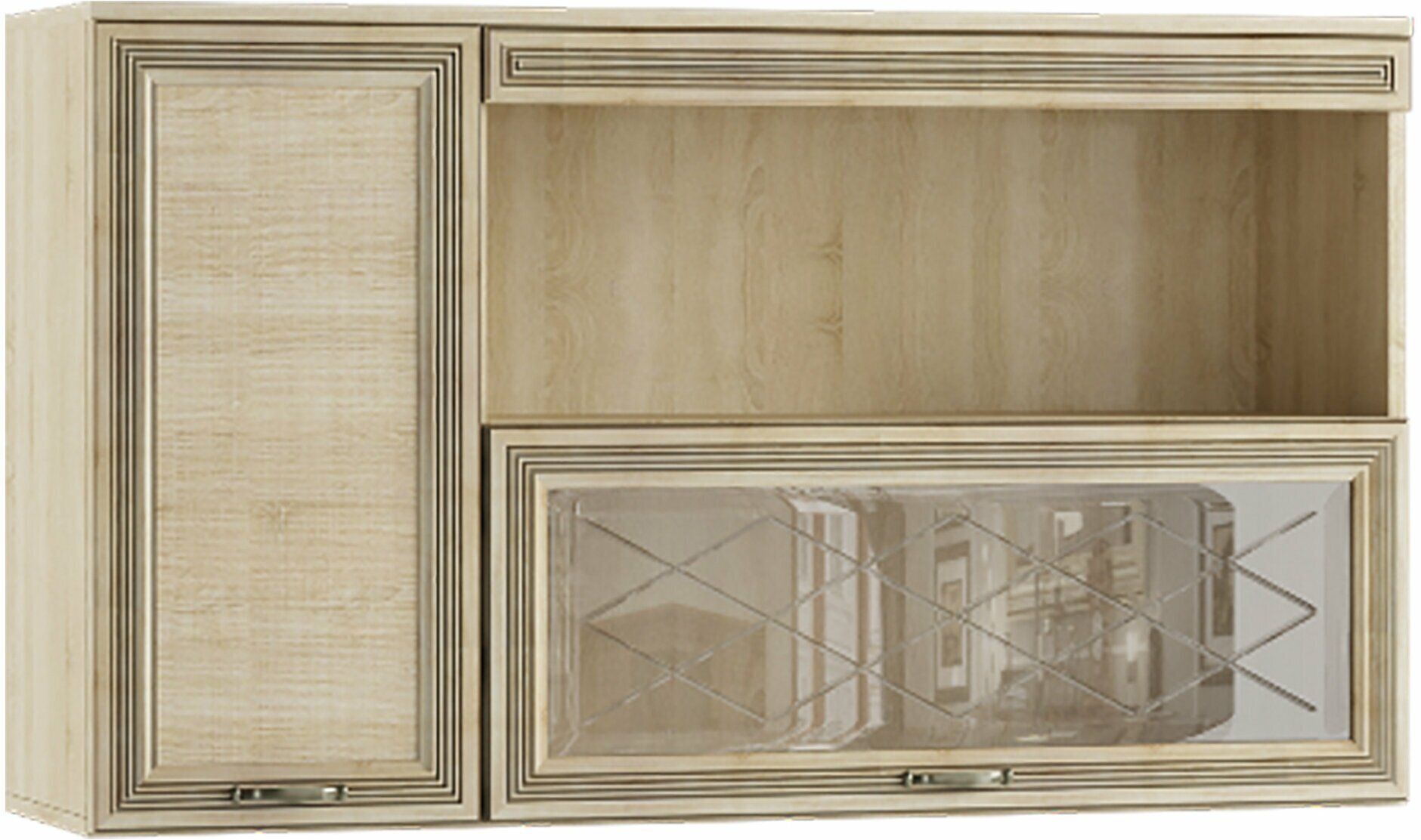 фото Гостиная Ливорно Полка навесная ЛН-4 дуб сонома