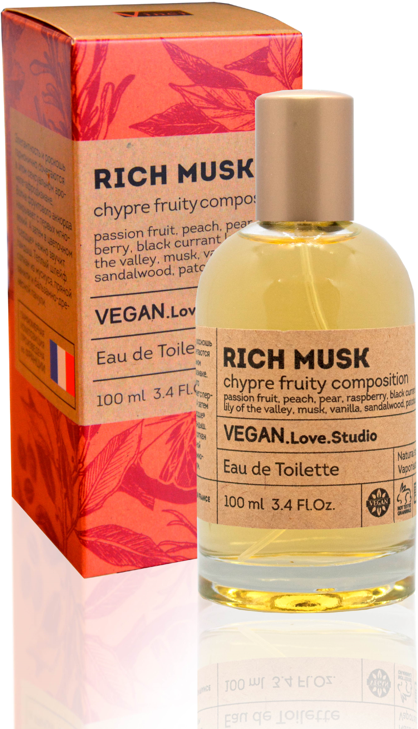 Туалетная вода женская Vegan Love Studio Rich Musk, 100 мл