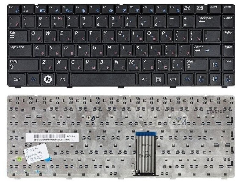 Клавиатура для ноутбука Samsung R425 R467 R465 R463 R420 R428 p/n: BA59-02490C, CNBA5902490C