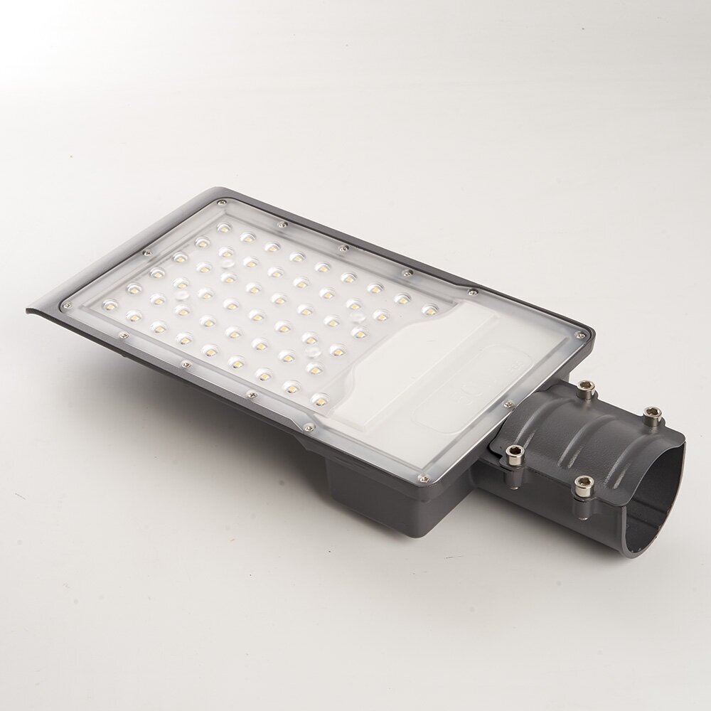 Feron Уличный консольный светильник SP3032 32577 светодиодный, 50 Вт, цвет арматуры: серый, цвет плафона бесцветный - фотография № 4