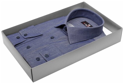 Рубашка ALESSANDRO MILANO, размер (48)M, синий