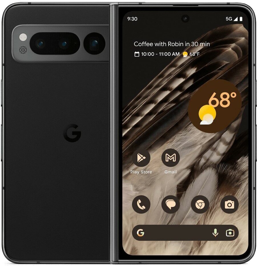 Google Pixel Fold 12/256 ГБ Obsidian (черный) Global Version