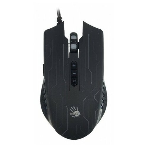 Мышь A4Tech Bloody Q82 черныйрисунок оптическая 6200dpi USB30 8but 258500₽