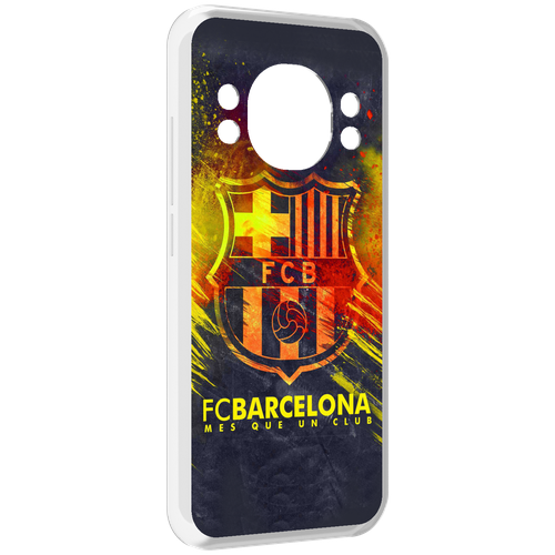 Чехол MyPads FC-Barcelona-Wallpaper-3 для Doogee S98 / S98 Pro задняя-панель-накладка-бампер