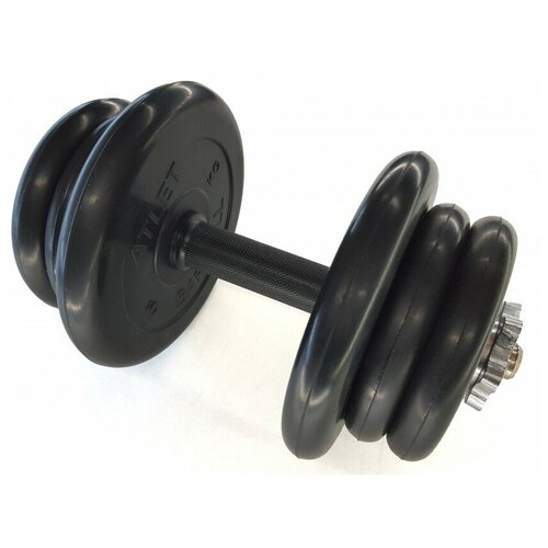 фото Гантели разборные 1 шт по 21.5 кг barbell atlet черный mb barbell