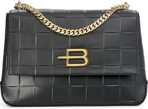 BALDININI, сумка женская на цепочке, цвет: черный, размер: UNI