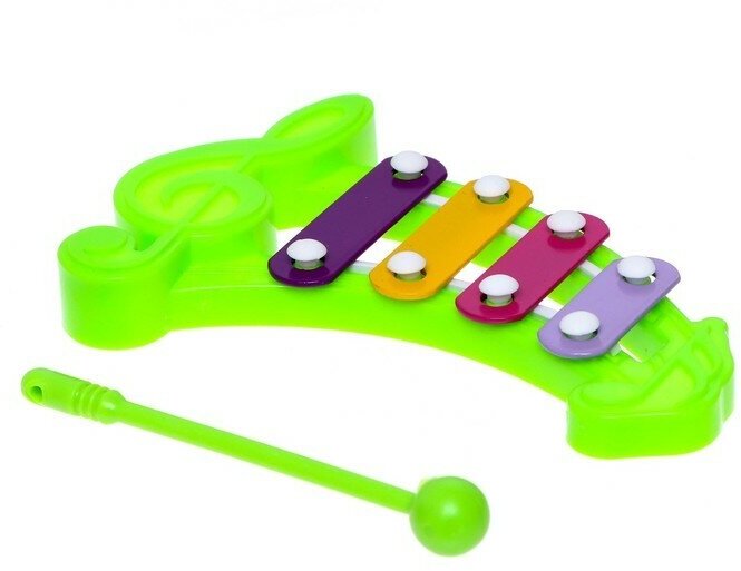 Игрушка музыкальная-металлофон «Нотка», цвета микс