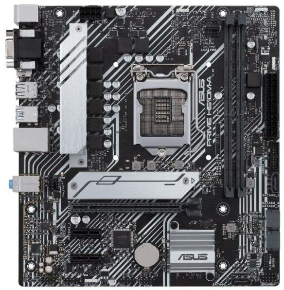 Материнская плата ASUS PRIME H510M-A Socket 1200 H510 2xDDR4 1xPCI-E 16x 2xPCI-E 1x 4xSATA III mATX Retail