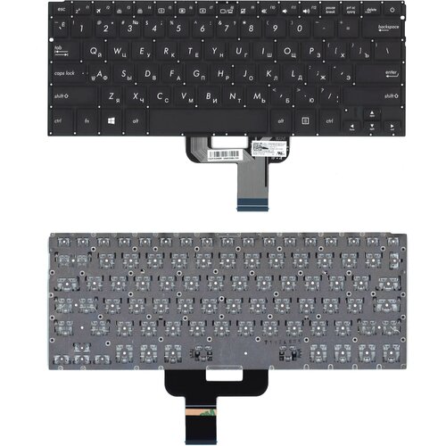 Клавиатура для ноутбука Asus ZenBook UX310 черная с подсветкой клавиатура для asus ux310 с подсветкой p n 0kn0 um2us16 0knb0 2631us00 цвет черный 1 шт