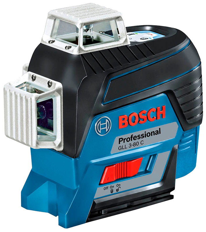 Уровень Bosch GLL 3-80C+BM1+12V+L-boxx (0.601.063.r02) 30м с приемником: 120м 0.2мм/м (4с 4 360