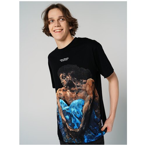 фото Футболка с кор.рукавом врубель м."демон сидящий" твое 79187 размер xs/s, черный, men