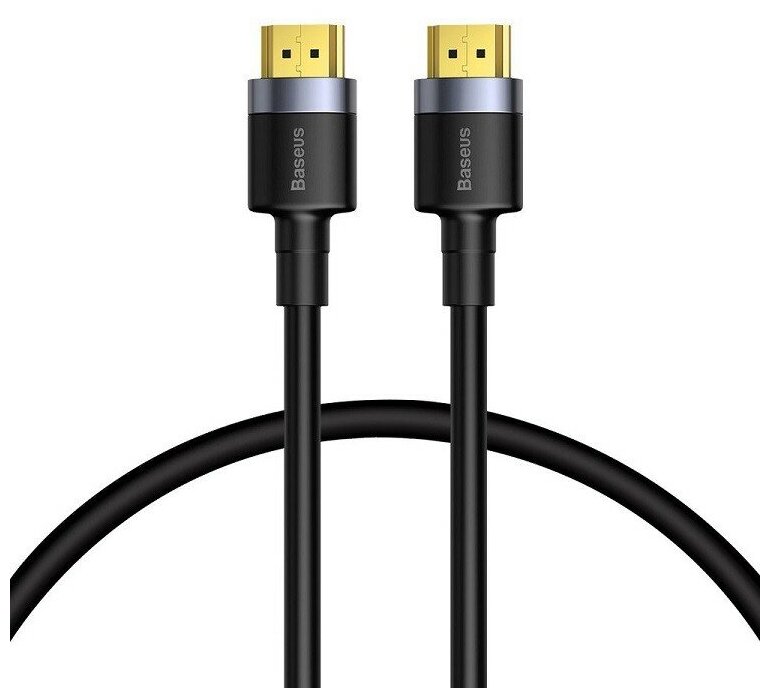 Кабель HDMI - HDMI 1м Baseus Cafule CADKLF-E01 4K черный