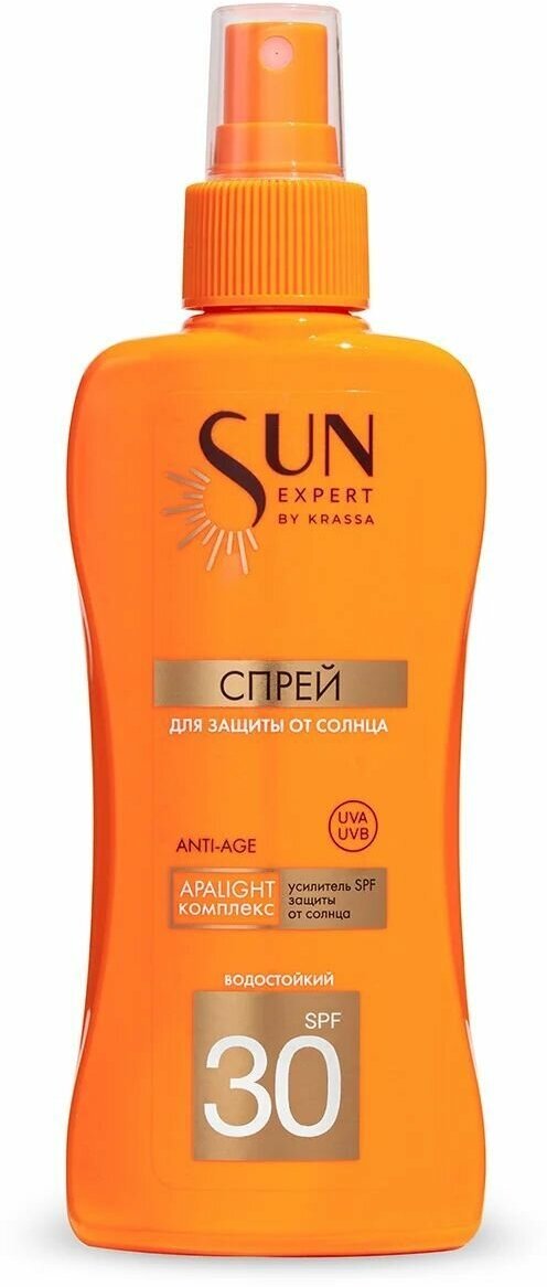 Krassa Sun Expert Спрей для защиты от солнца SPF 30 180 мл