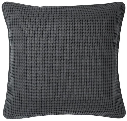 Чехол для подушки ИКЕА ВОРЕЛЬД, 50x50 см, темно-серый