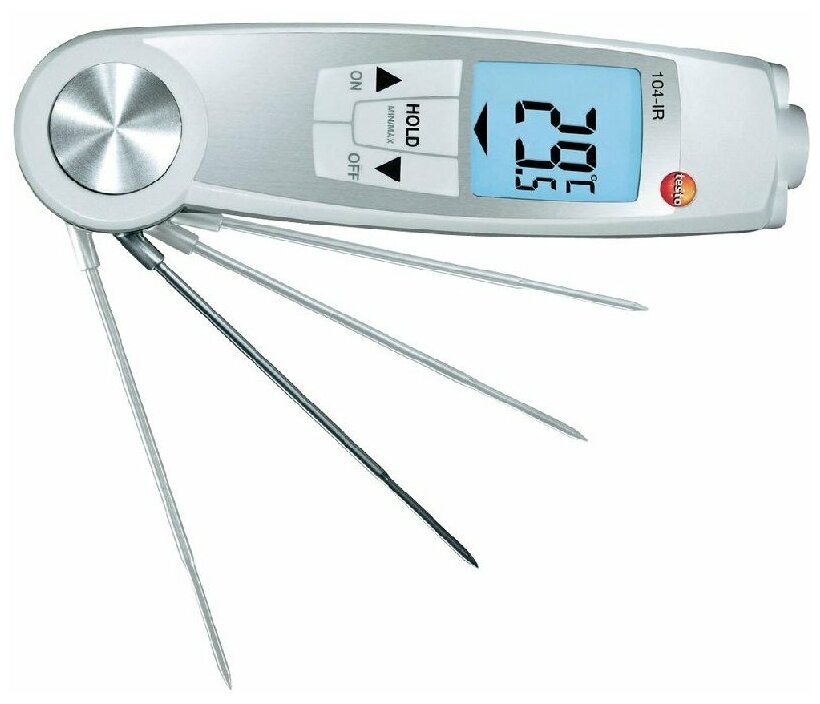Термометр инфракрасный/проникающий Testo 104-IR водонепроницаемый складной