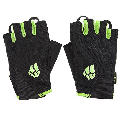 Перчатки для фитнеса Men's Training Gloves, XXL, Black/Green, MAD WAVE