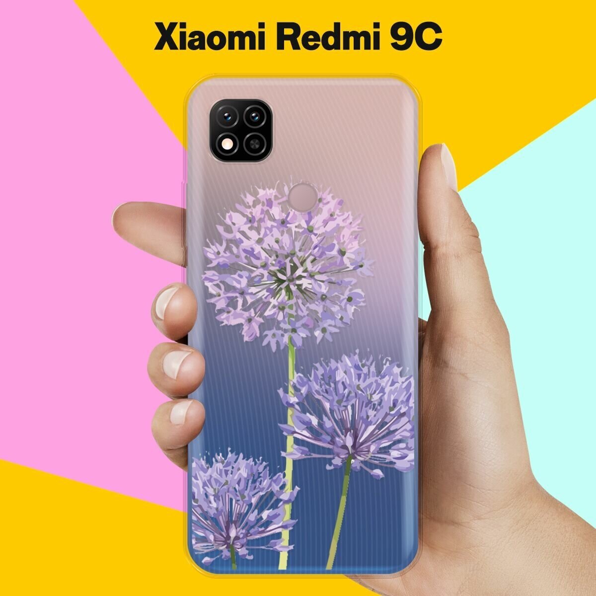 Силиконовый чехол на Xiaomi Redmi 9C Цветы 40 / для Сяоми Редми 9Ц