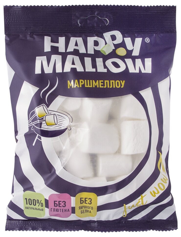 Воздушный зефир для костра HAPPY MALLOW, без глютена, 3 шт. по 135 г. - фотография № 4