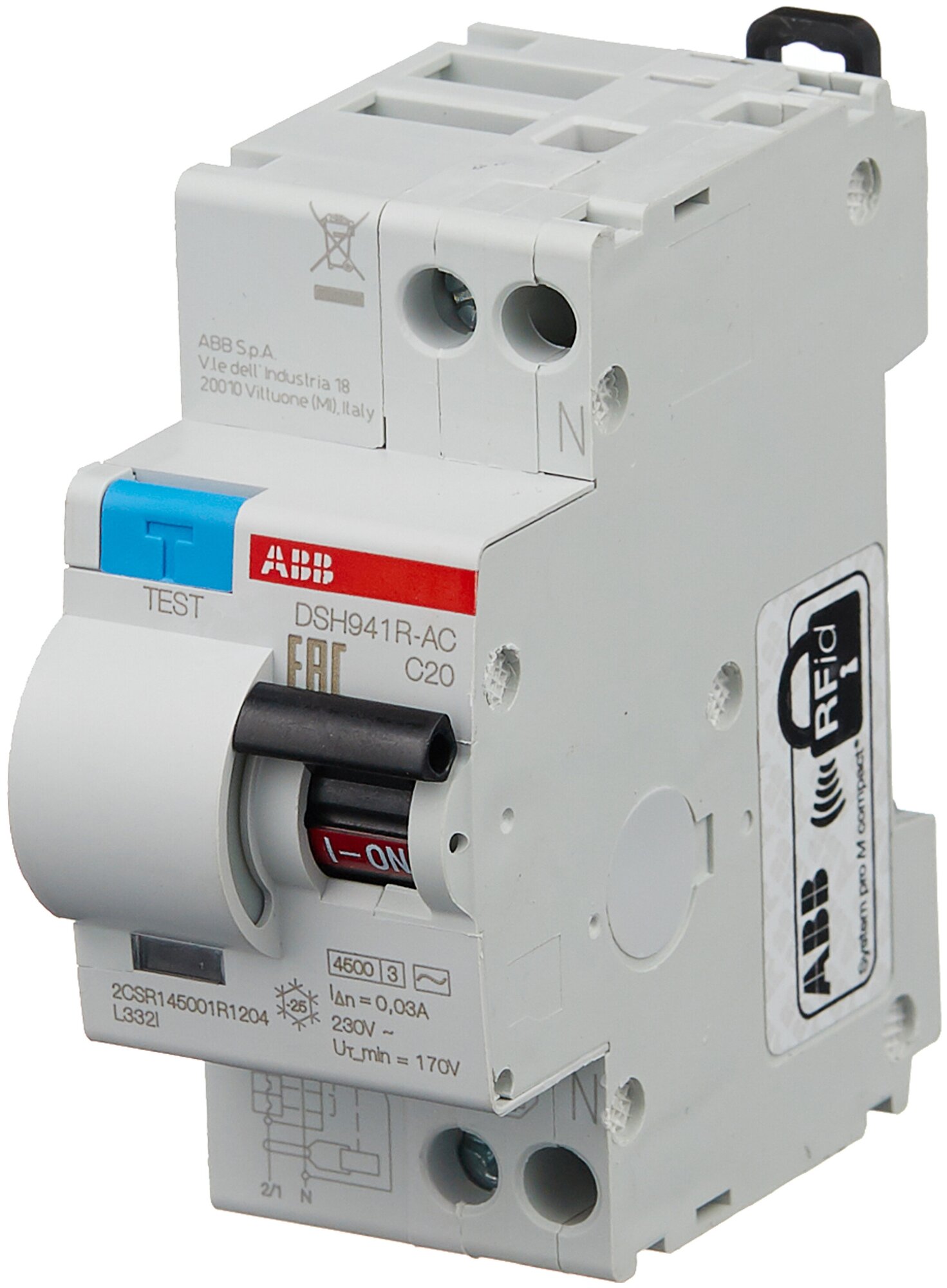   ABB DSH941R 2 30  C 4.5  AC  20 