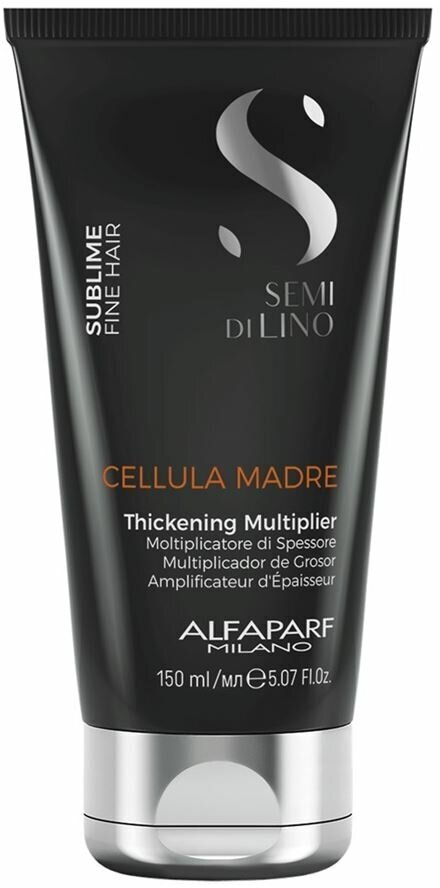 Концентрат Alfaparf Milano Semi Di Lino Sublime Cellula Madre Thickening Multiplier, Бустер для тонких волос, 150 мл