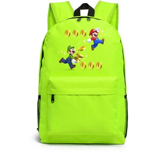 Рюкзак Супер Марио (Super Mario) зеленый №3 рюкзак супер марио super mario желтый 3