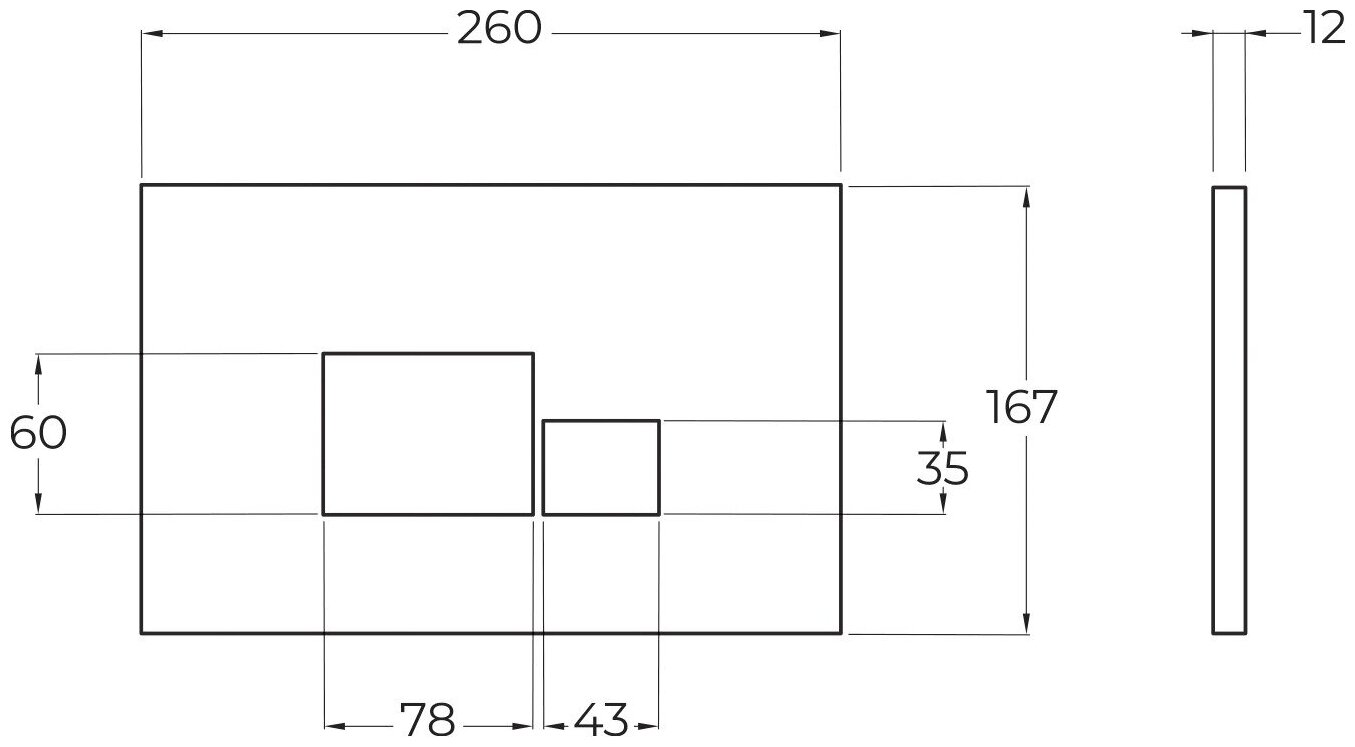 Кнопка смыва BelBagno BB071CR, цвет хром глянцевый - фотография № 2