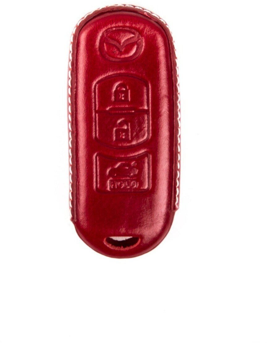 Чехол на ключ Мазда CX-5, CX-7, CX9, MAZDA 3, MAZDA 6 красный