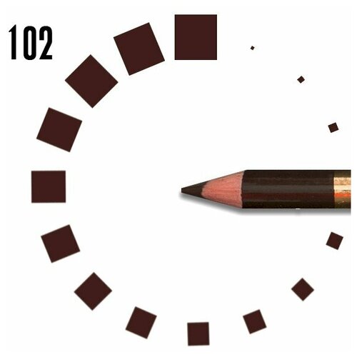 Карандаш для глаз и век коричневый 