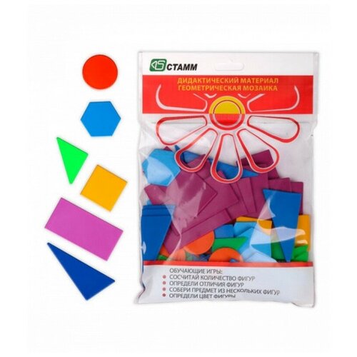 Набор счетного материала геометрическая ДМ01 мозаика эконом ДМ01 405₽
