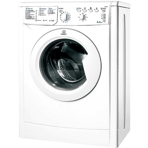 Стиральная машина Indesit IWUB 4105 (CIS), класс A, 1000 об/мин, 4 кг, белая