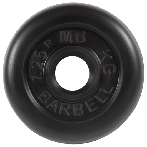 Диск MB Barbell Стандарт MB-PltB31 1.25 кг 1 шт. черный диск mb barbell стандарт mb pltb31 10 кг черный