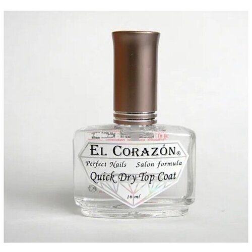 EL CORAZON Эль Коразон Quick Dry TOP COAT быстрая сушка (16 мл) trind quick dry тринд быстрая сушка лака 9 мл