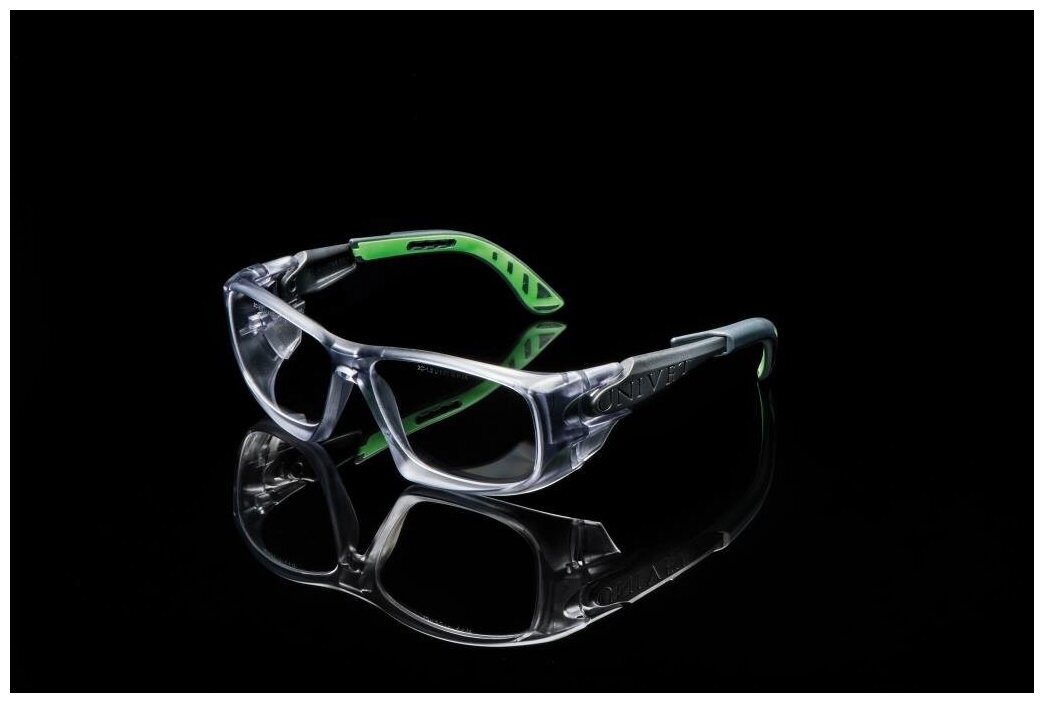 Univet Открытые защитные очки c боковой защитой, покрытие Vanguard Plus 5X9.03.00.00 - фотография № 4