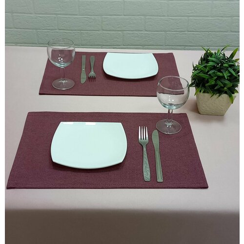 Набор салфеток сервировочных LUISA PLUM 30х45 см, с тефлоновой пропиткой,2 шт.