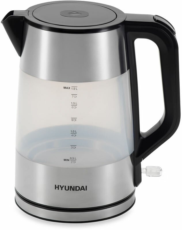 Чайник электрический Hyundai HYK-P4026, 2200Вт, черный