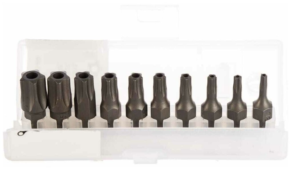 Набор Бит 1/4 Torx Тs08-Ts50 В Боксе 10 Предметов Jtc-5362 JTC арт. JTC5362