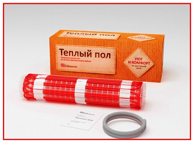 Теплый пол мат 0,65м2 Warmstad WSM- 100-0,65