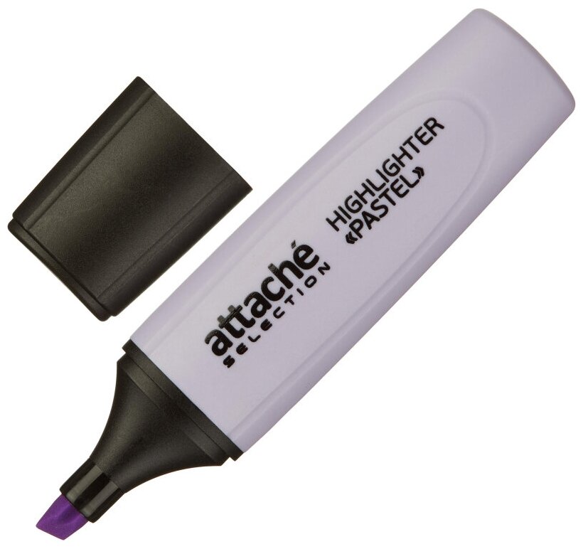 Маркер текстовыделитель Attache Selection Pastel 1-5 мм фиолетовый