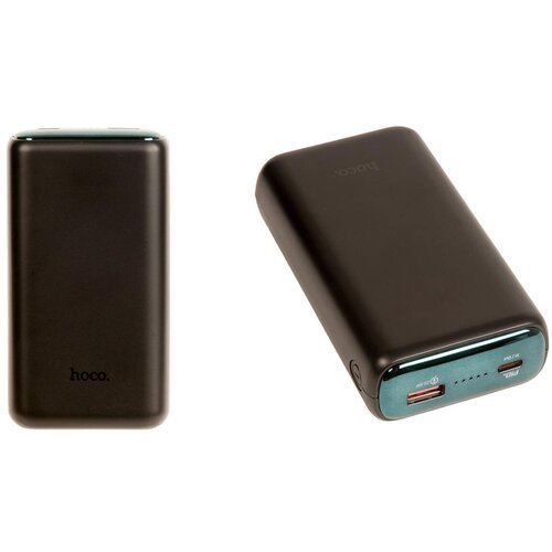 Внешний аккумулятор Powerbank HOCO Q1A Kraft QC3.0, PD20, USB-A 22.5W, 20000mAh, черный