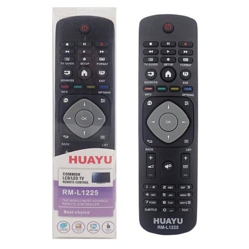 фото Пульт универсальный для philips rm-l1225 (черный) huayu