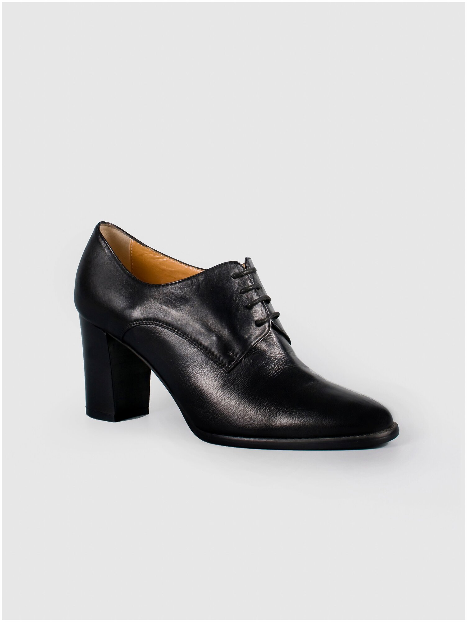 Женская обувь G. Benatti туфли натуральная кожа черный цвет шнурки
