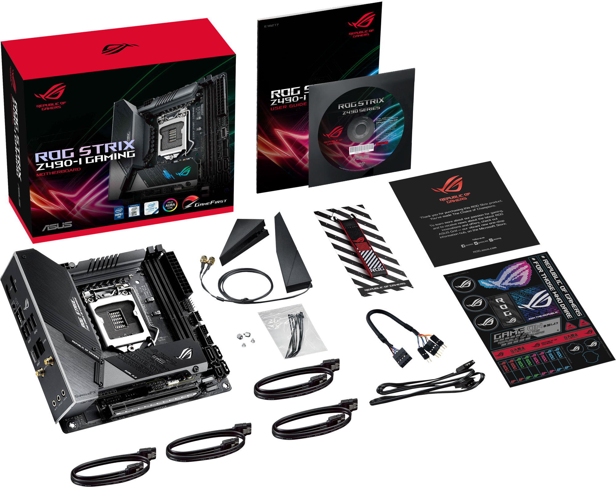 Материнская плата ASUS ROG STRIX Z490-I GAMING