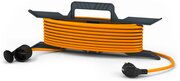 Удлинитель шнур Партнер-Электро GardenLine на рамке с/з ПВС 3х1,5 16A 30м IP 44 оранж. шн