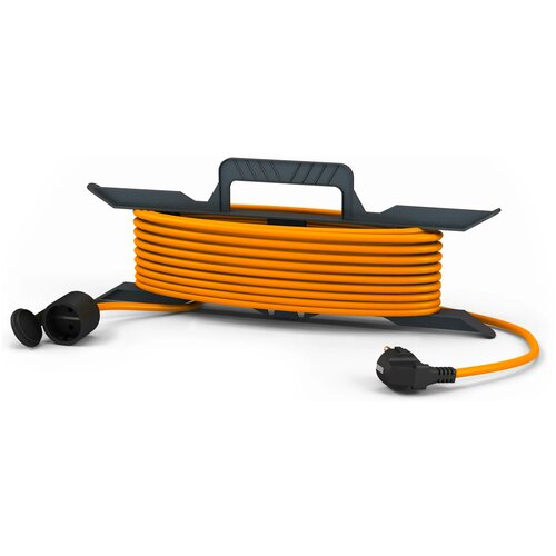 Удлинитель шнур Партнер-Электро GardenLine на рамке с/з ПВС 3х1,5 16A 30м IP 44 оранж.шн
