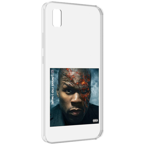 Чехол MyPads 50 Cent - Before I Self Destruct мужской для ZTE BLADE L210 задняя-панель-накладка-бампер чехол mypads 50 cent before i self destruct мужской для samsung galaxy m13 задняя панель накладка бампер