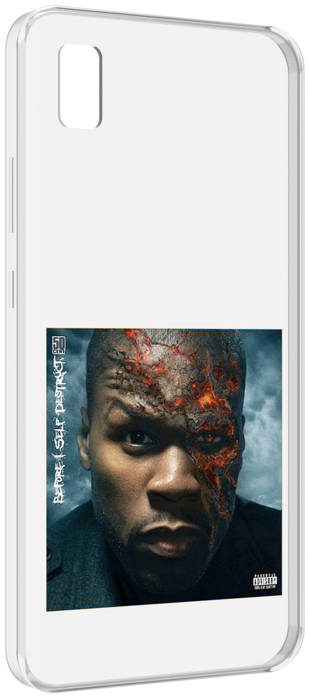 Чехол MyPads 50 Cent - Before I Self Destruct мужской для ZTE BLADE L210 задняя-панель-накладка-бампер