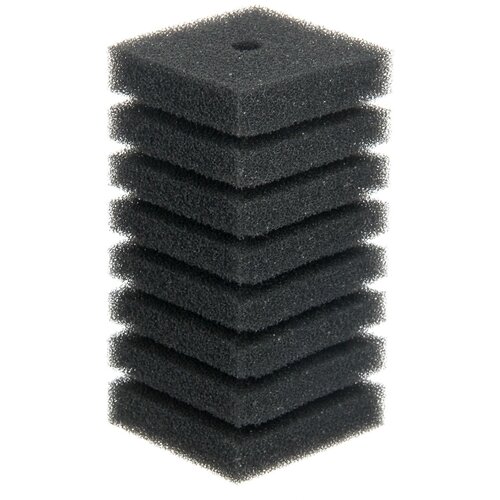 Губка для помп Barbus Sponge 011, квадратная, 100*100*200 мм губка для помп квадратная barbus 5 5 х 5 5 х 12 см sponge 008 1 шт