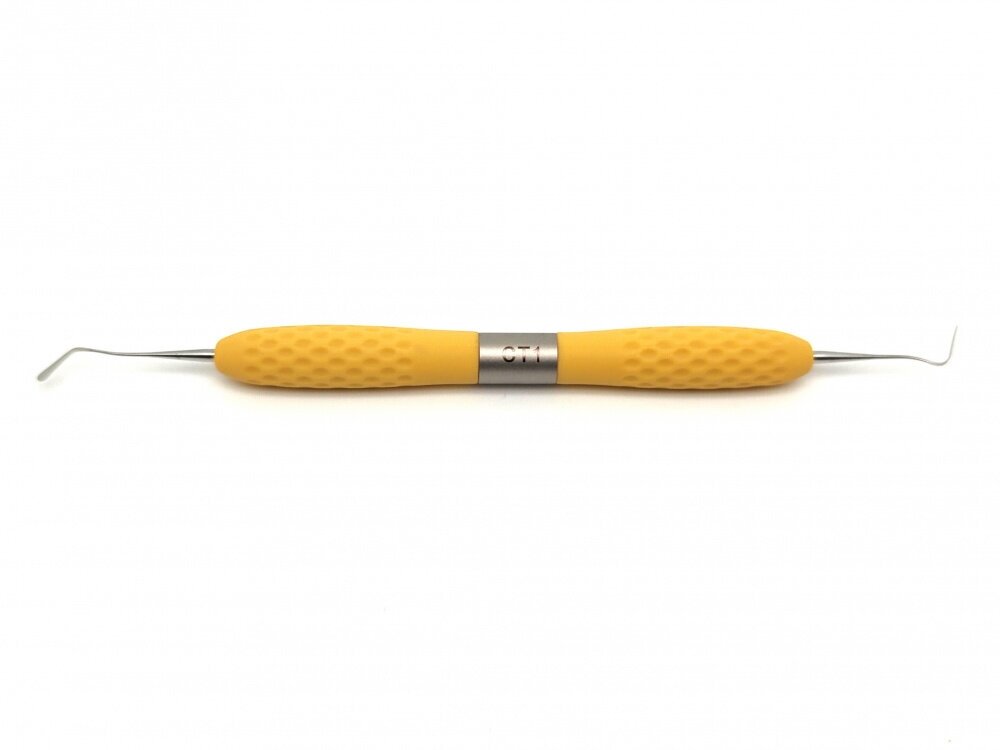 фото Гладилка стоматологическая СТ1, желтая