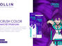 OLLIN PROFESSIONAL Crush Color Blue Direct Hair Color Gel Гель краска для волос прямого действия Синий 100